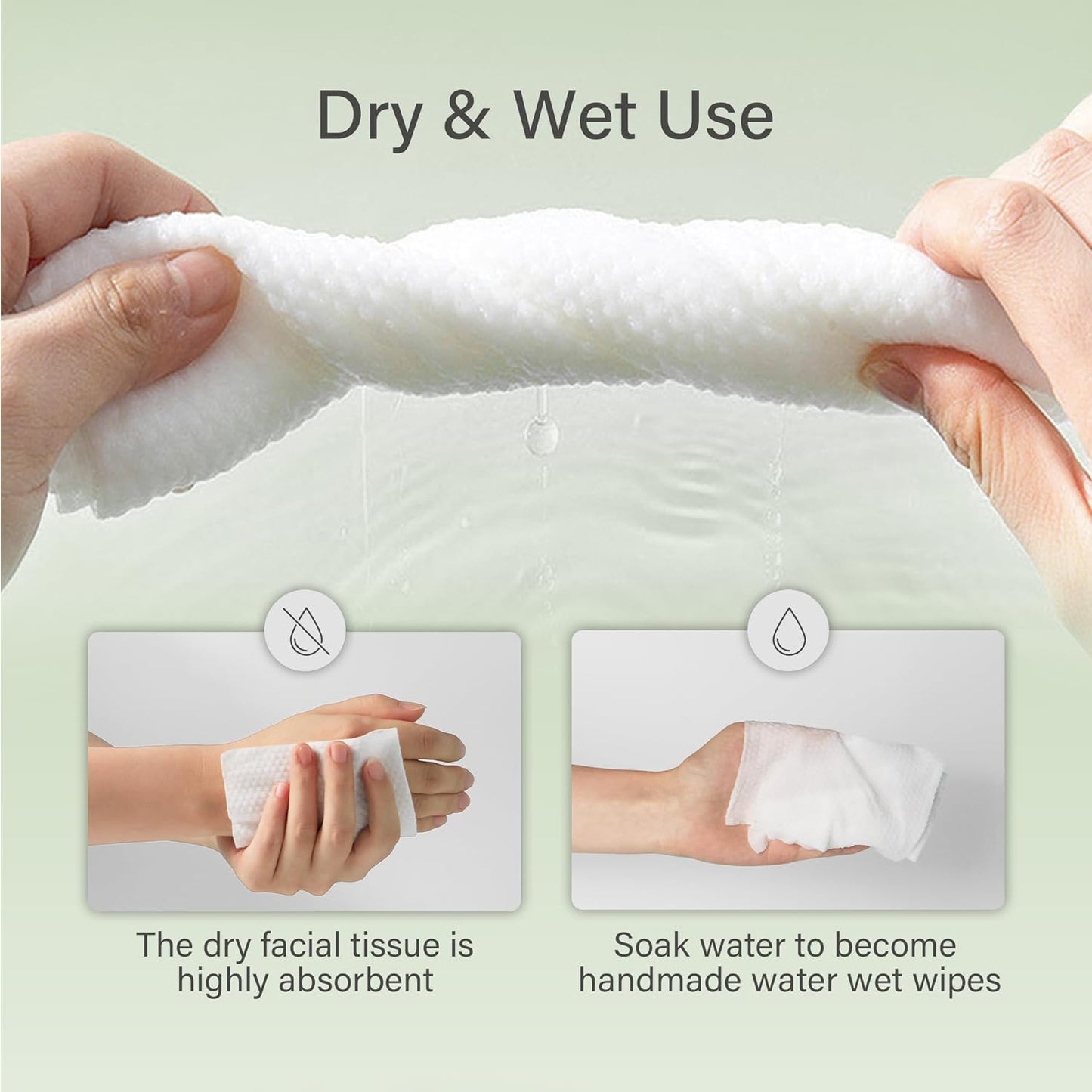 Clean Compressed Facial Towels Standard
